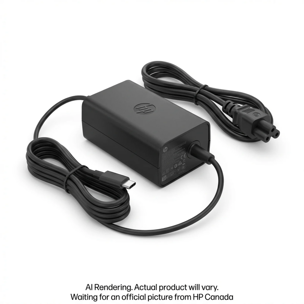 HP 45W USB-C AC Adapter Canada - French Bilingual