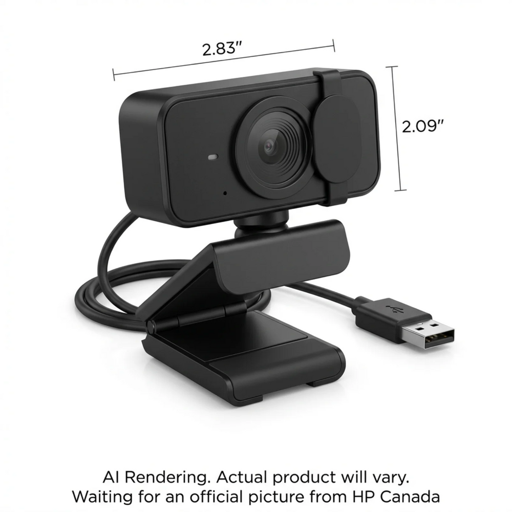HP 320 FHD USB-A Webcam Canada - French Bilingual