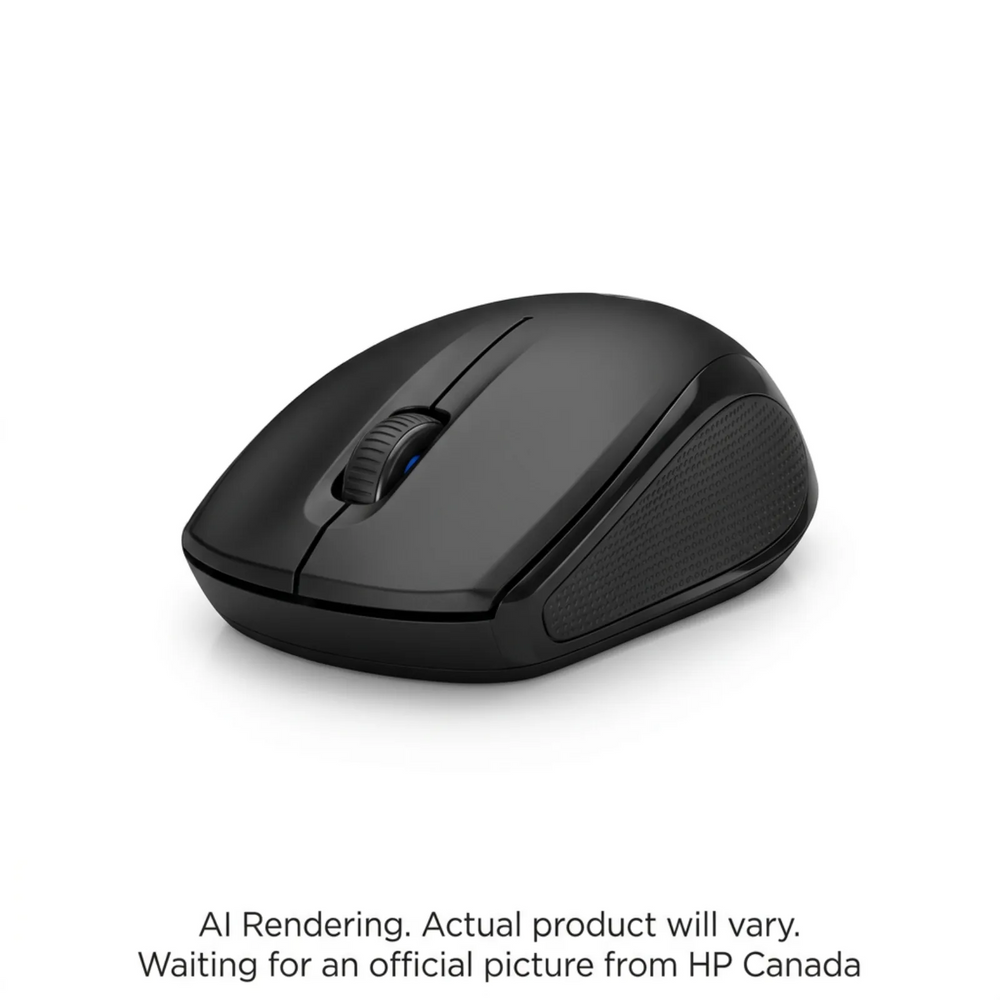 HP X3000 BLK G3 WRLS Mouse Canada - French Bilingual