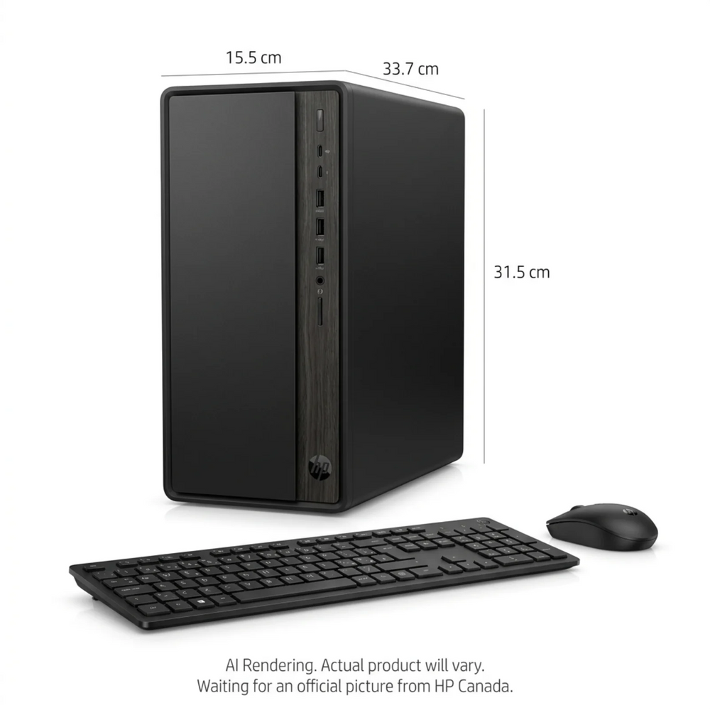 HP OmniDesk Desktop AI M03-0019 PC Canada - French Bilingual