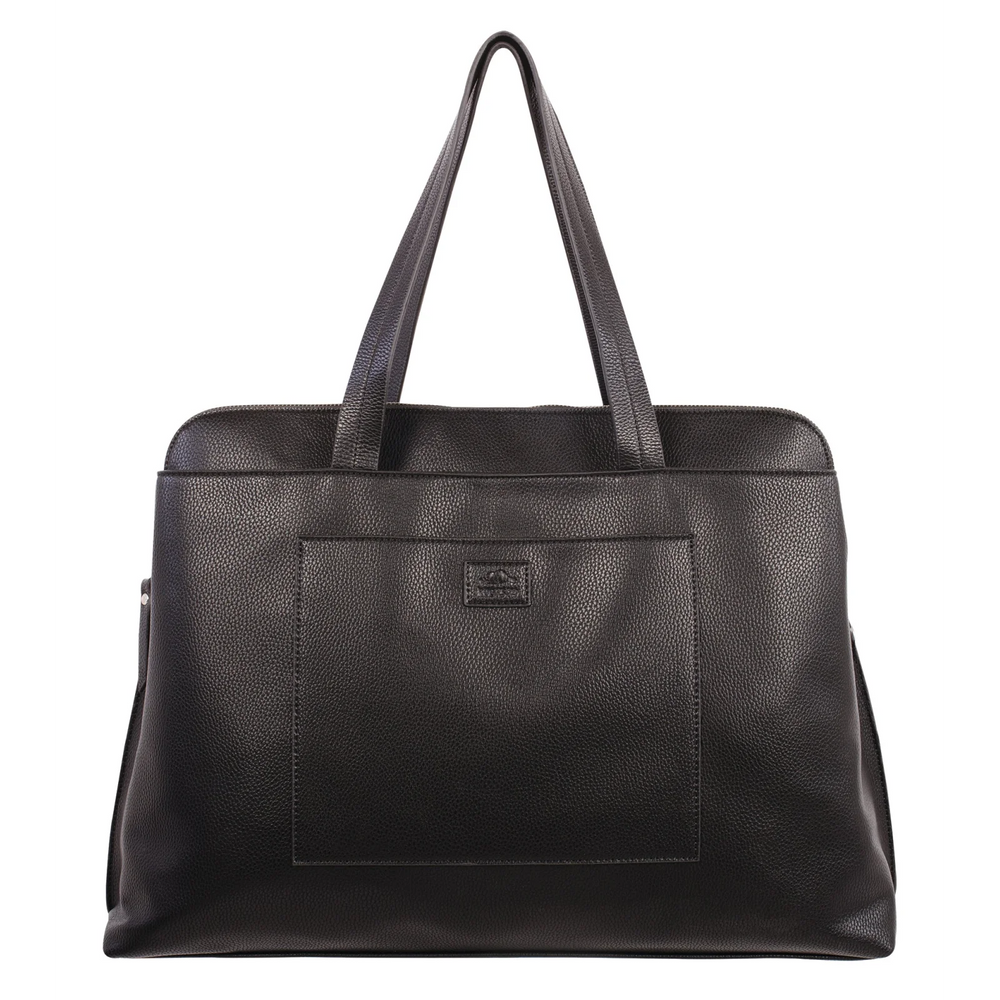 Rts Pu Laptop Satchel Black