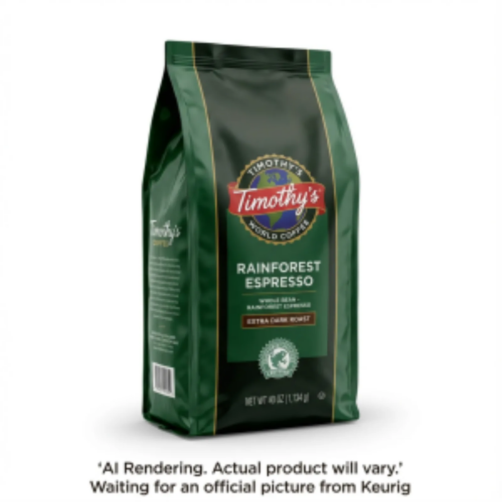Timothy'S® Coffee Whole Bean - Twc Rainforest Espresso Rac Be