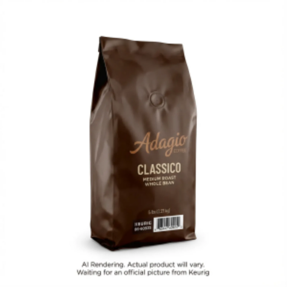 Adagio Coffee Whole Bean - Adag Rs Classico Med Rst Beans 5Lb