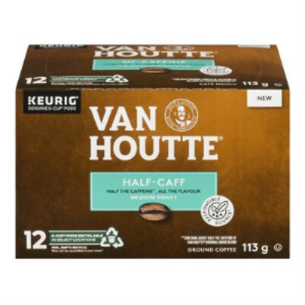 Van Houtte® Coffee Single Serve - Vhou Kc Rs Half-Caff Bl Med Rst 12Ct