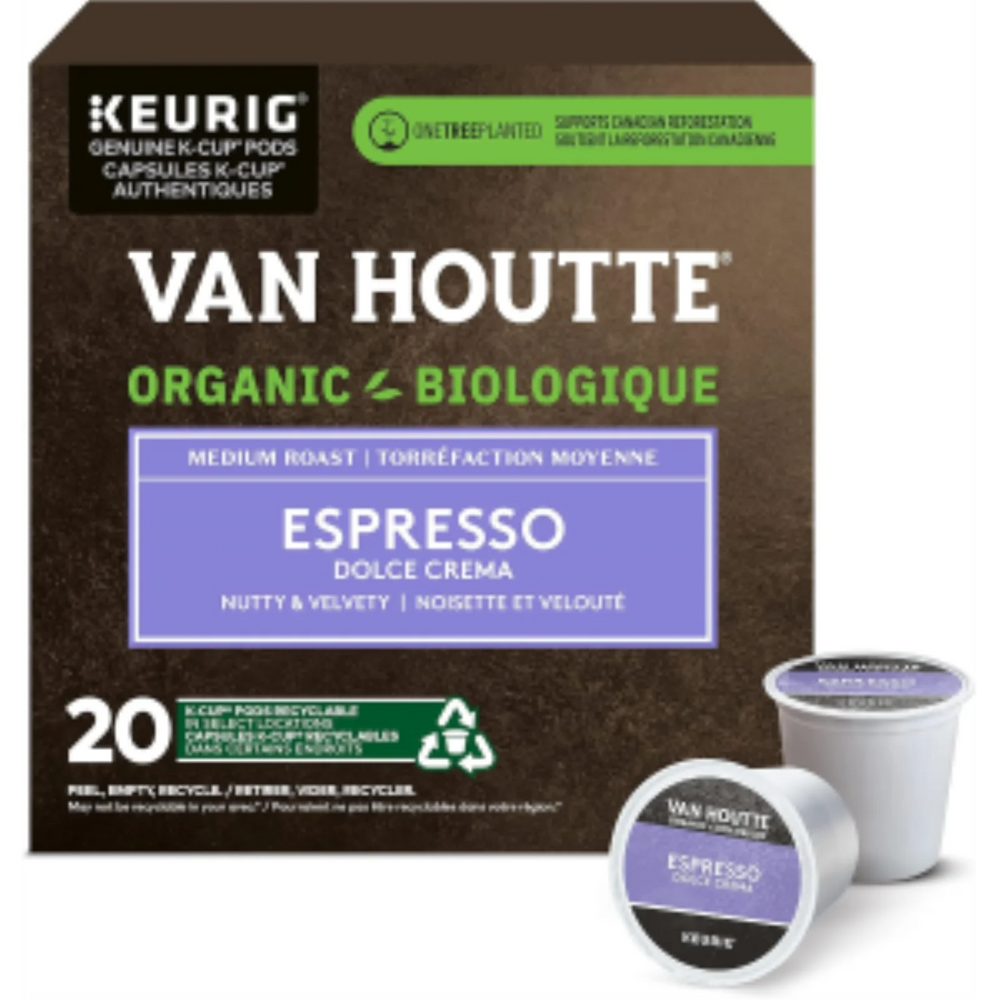 Van Houtte® Coffee Single Serve - Vhou Kc Fto Dolce Crema Med 20Ct Sl