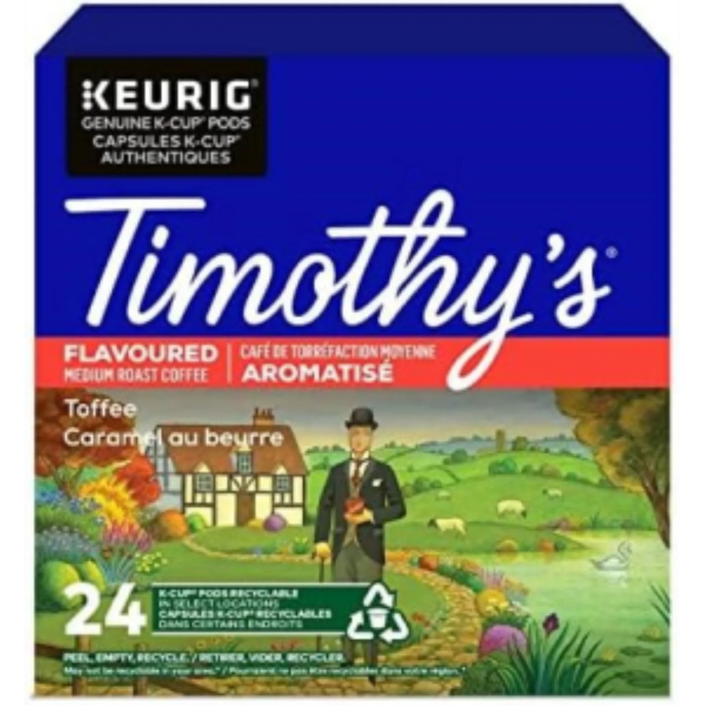 Timothy'S® Coffee Single Serve - Timy Kc Rs Toffee 24Ct Sl