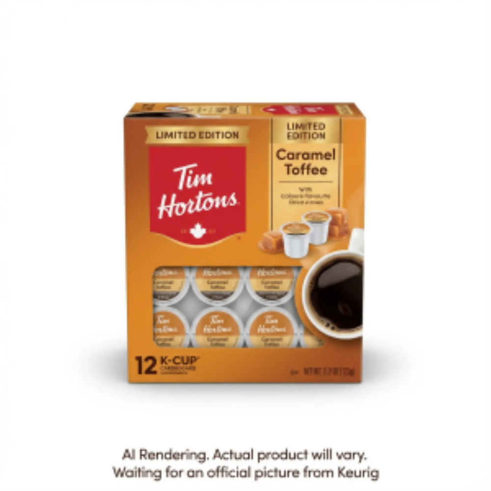 Tim Hortons Coffee Single Serve - Thtn Kc Caramel Toffee Bil 12Ct