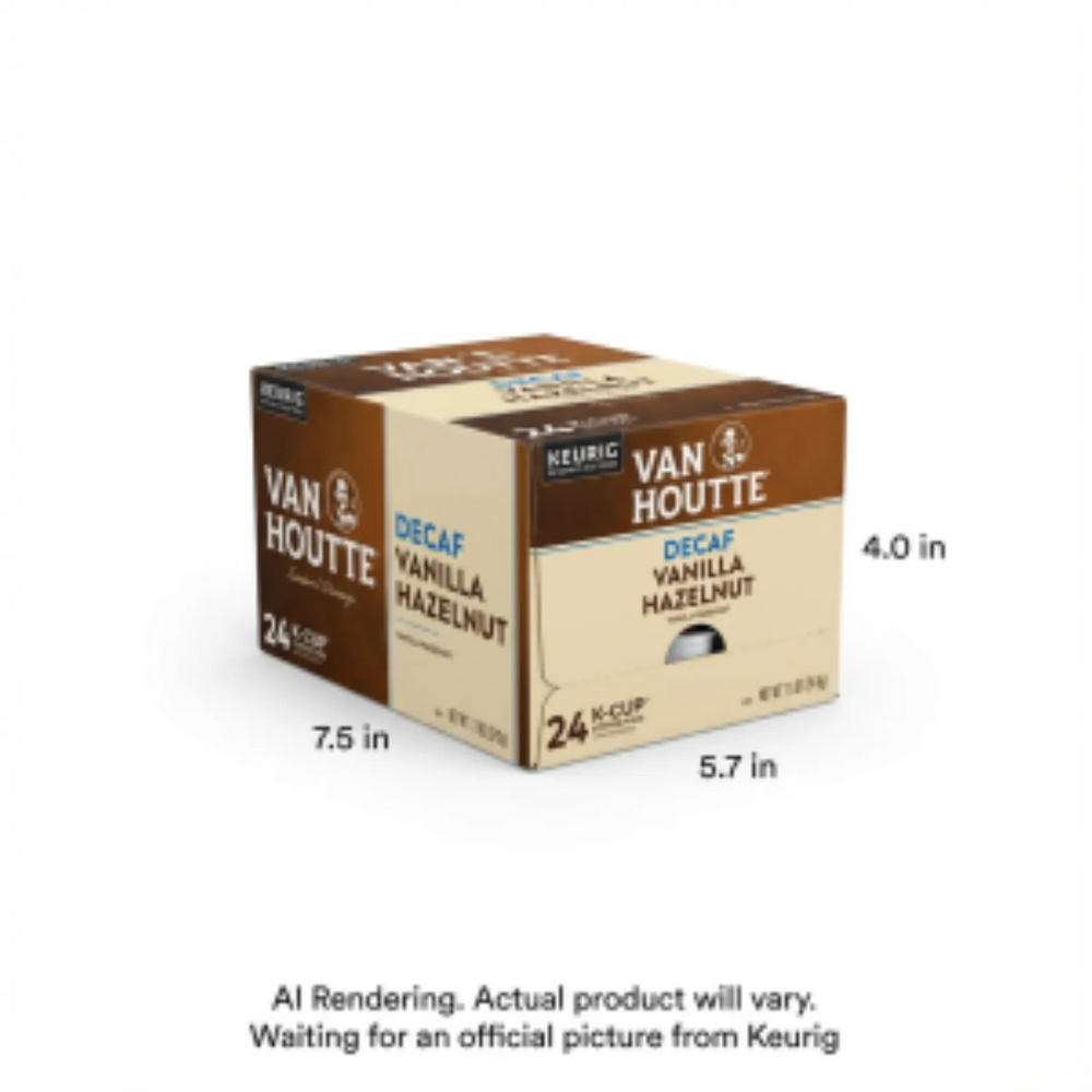 Van Houtte® Coffee Single Serve - Vhou Kc Rs Van Hazl Decaf Li 24Ct Sl