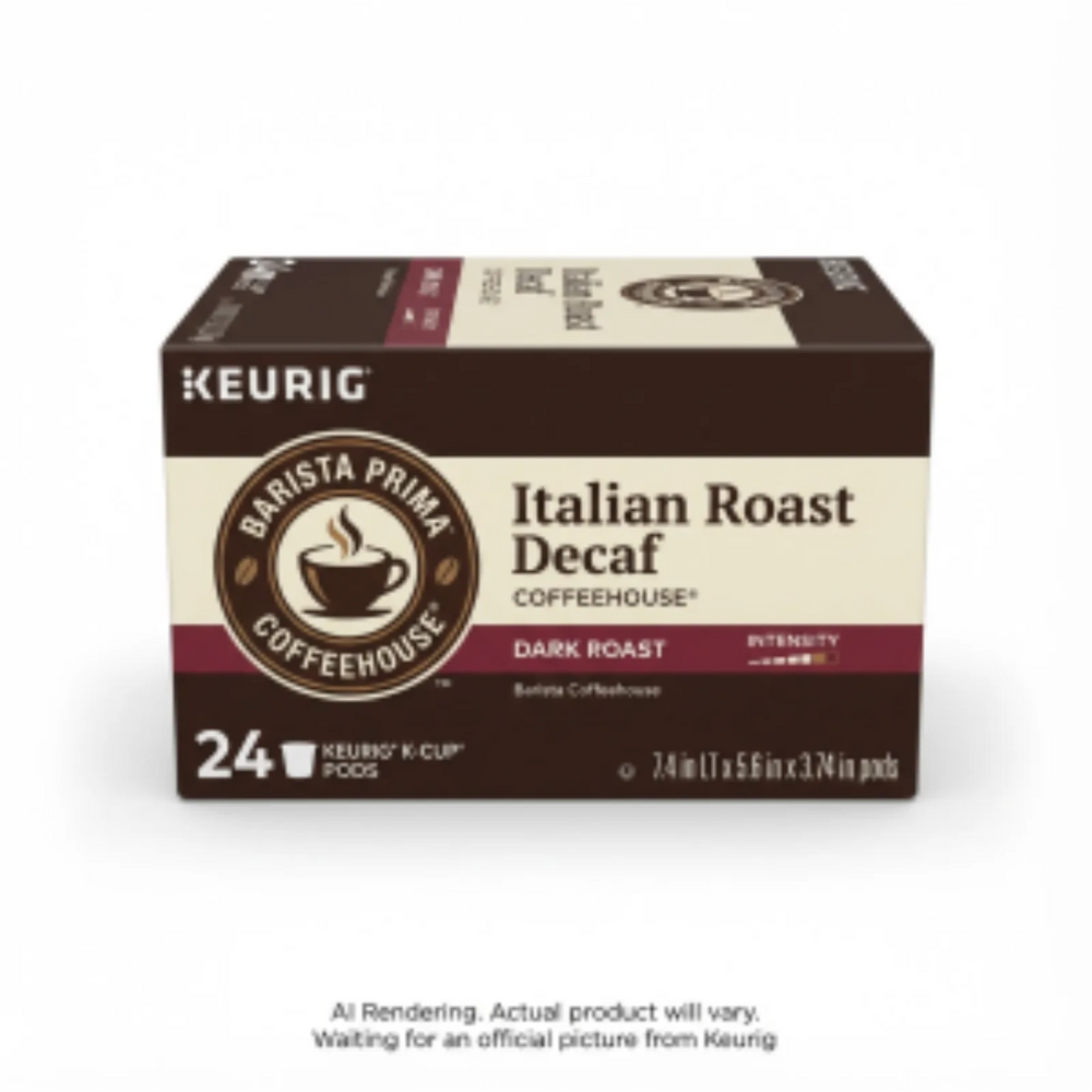 Barista Prima Coffeehouse® Coffee Single Serve - Bapr Kcup Italian Rst Dcf 24Ct Ca