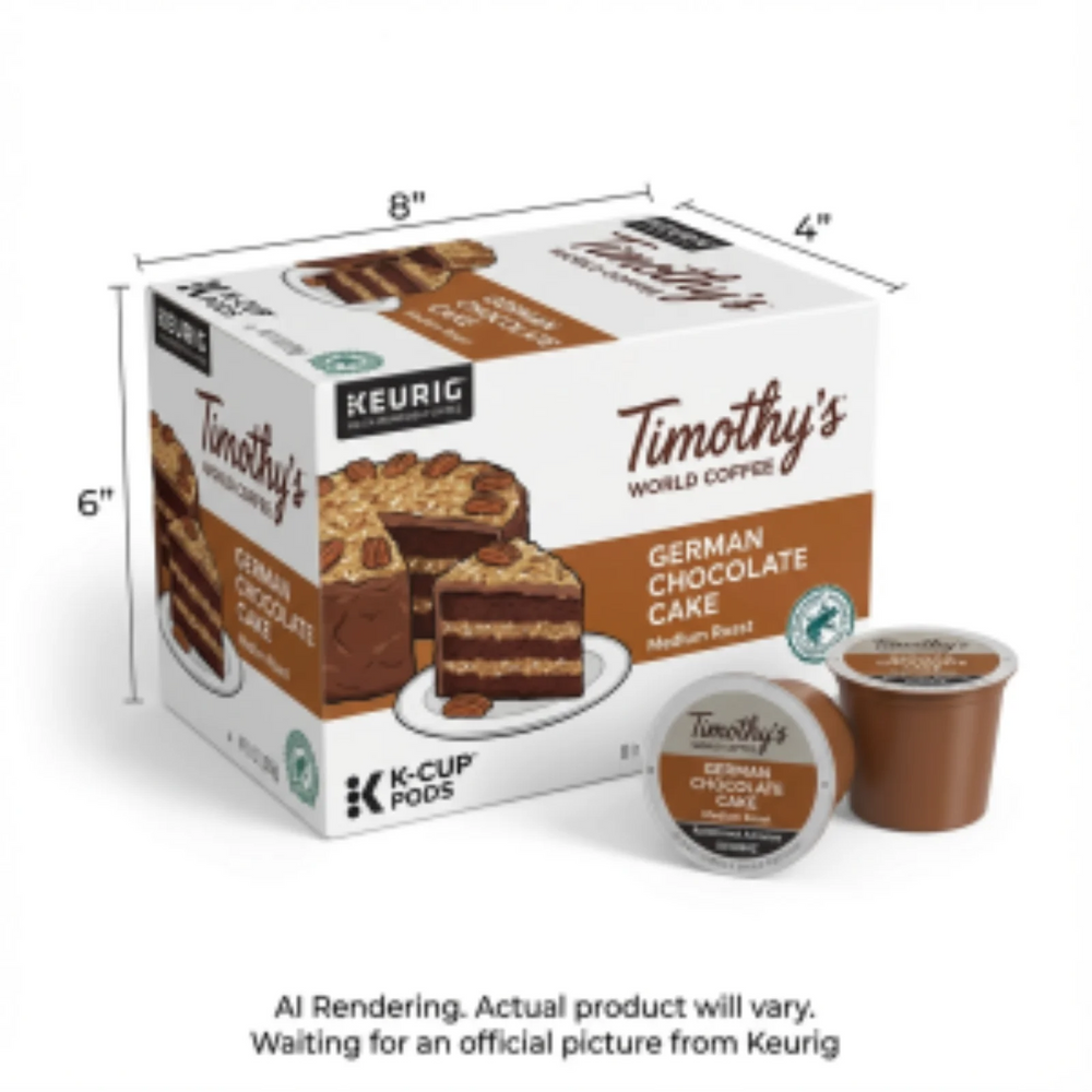 Timothy'S® Coffee Single Serve - Timy Kc Rs German Choc Cake N 24Ct Sl