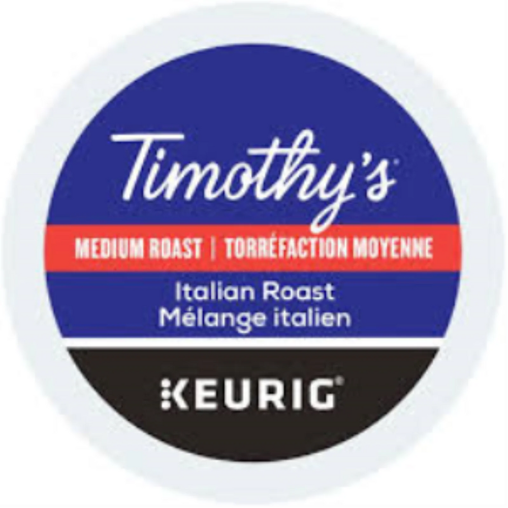 COFFEE-TIMOTHY'S ITALIAN BLEND 70.8G DARK ROAST-21177 24/BX