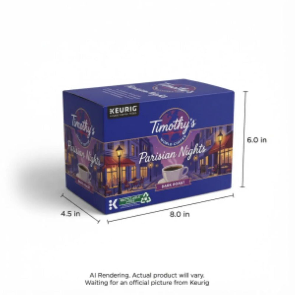 Timothy'S® Coffee Single Serve - Timy Kc Rs Parisian Nights N 24Ct Sl