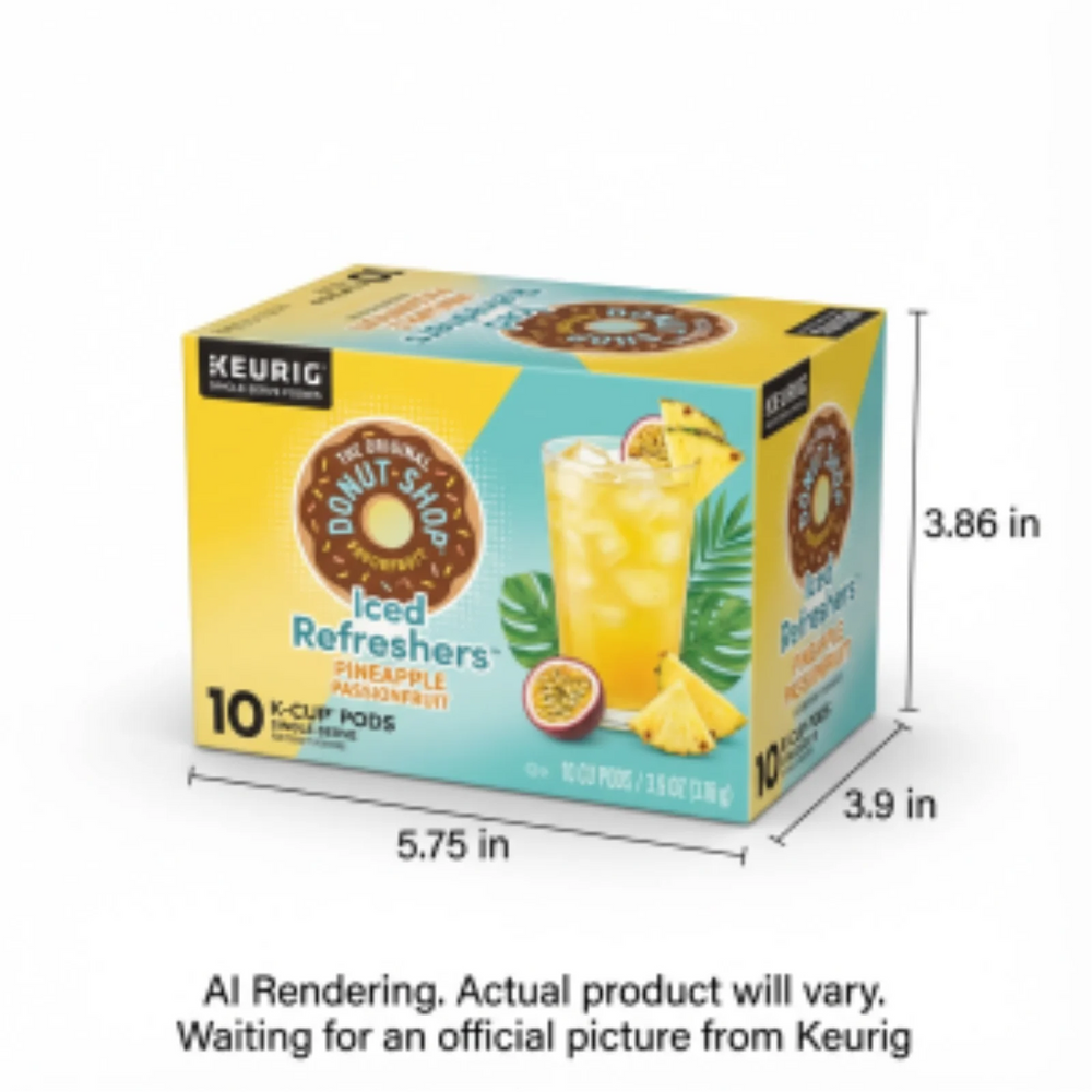 Donut Shop Coffee Single Serve - Dshp Kcup Pnapl Rfrshr 10Ct Ca
