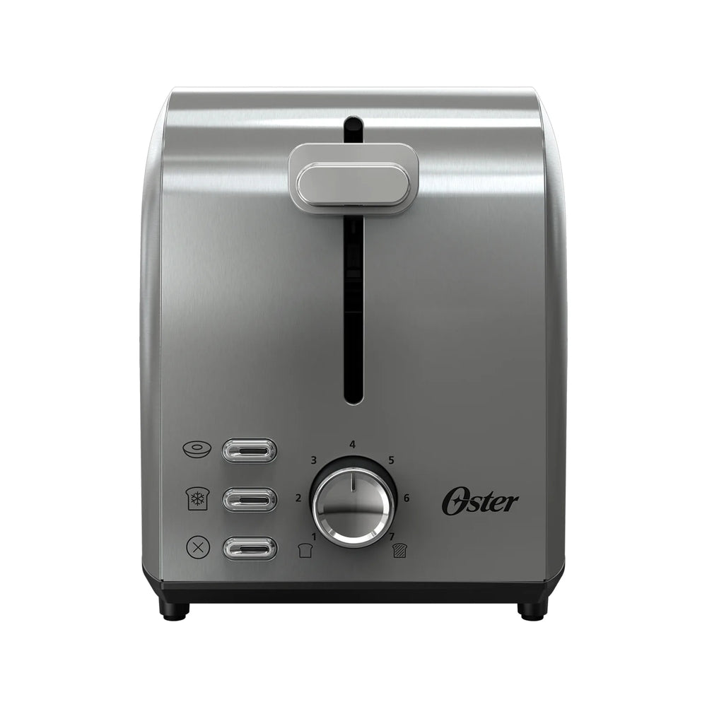 Oster 2210196 2-Slice Toaster with Extra Wide Slots - Brushed Stainless Steel