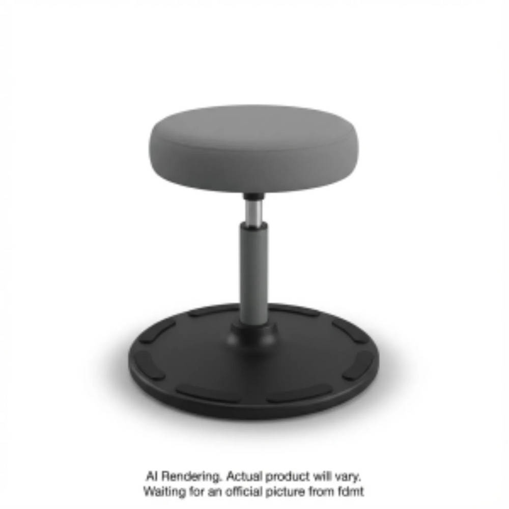 Kore Adjustable Pivot Stool 33-43cm Grey