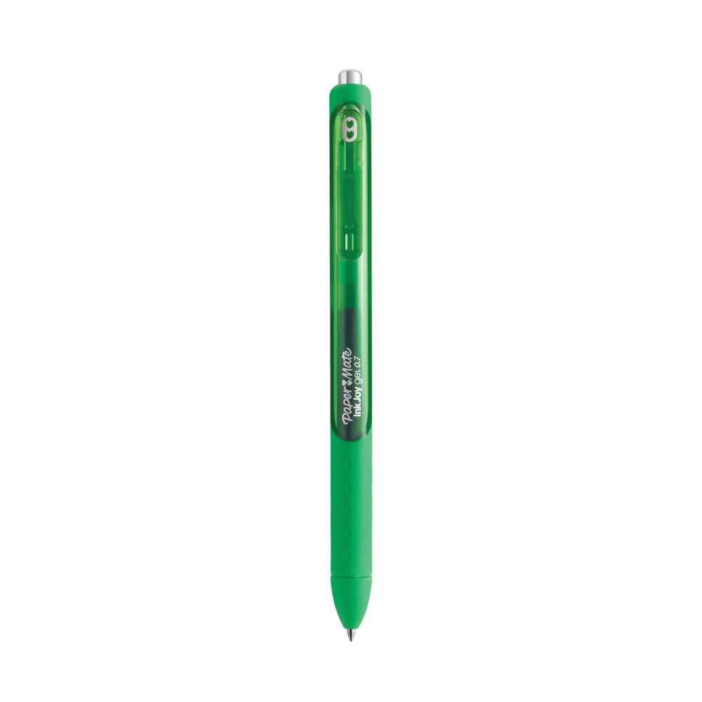 Paper Mate InkJoy Pen, Gel Pen, Medium Point (0.7 mm), Green, 1 Unit