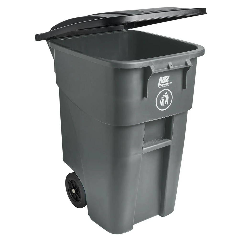 208L/55Gal Rollout Garbage can-Grey
