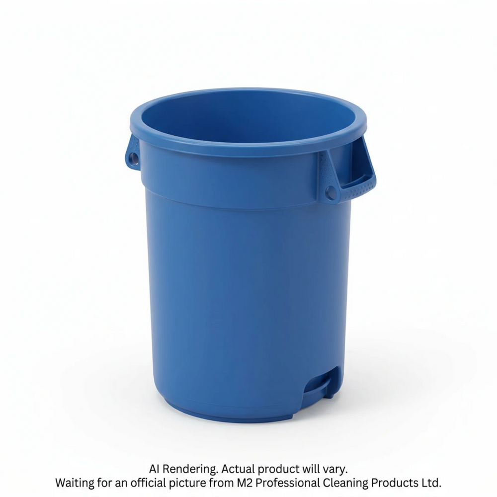 Heavy Duty 20 Gallon Garbage Container-Blue(75L)Recycle