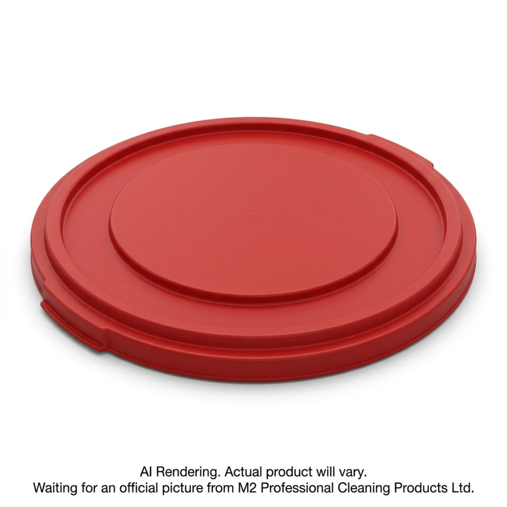32 Gallon Garbage Lid-Red(121L) Heavy Duty