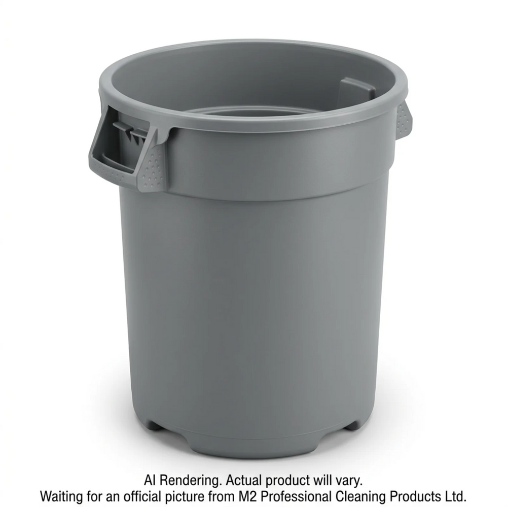 55 Gallon HD Garbage Container-Grey(208L)