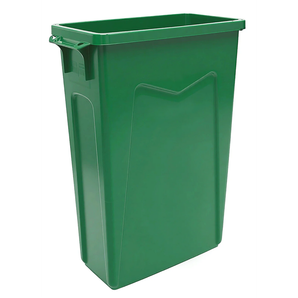 23 Gal / 110 Qt Mavrik Slim Garbage Container - Green