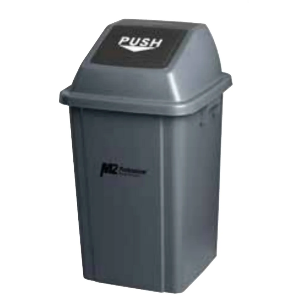 Ez-Push Square Garbage Container W/Lid-100L