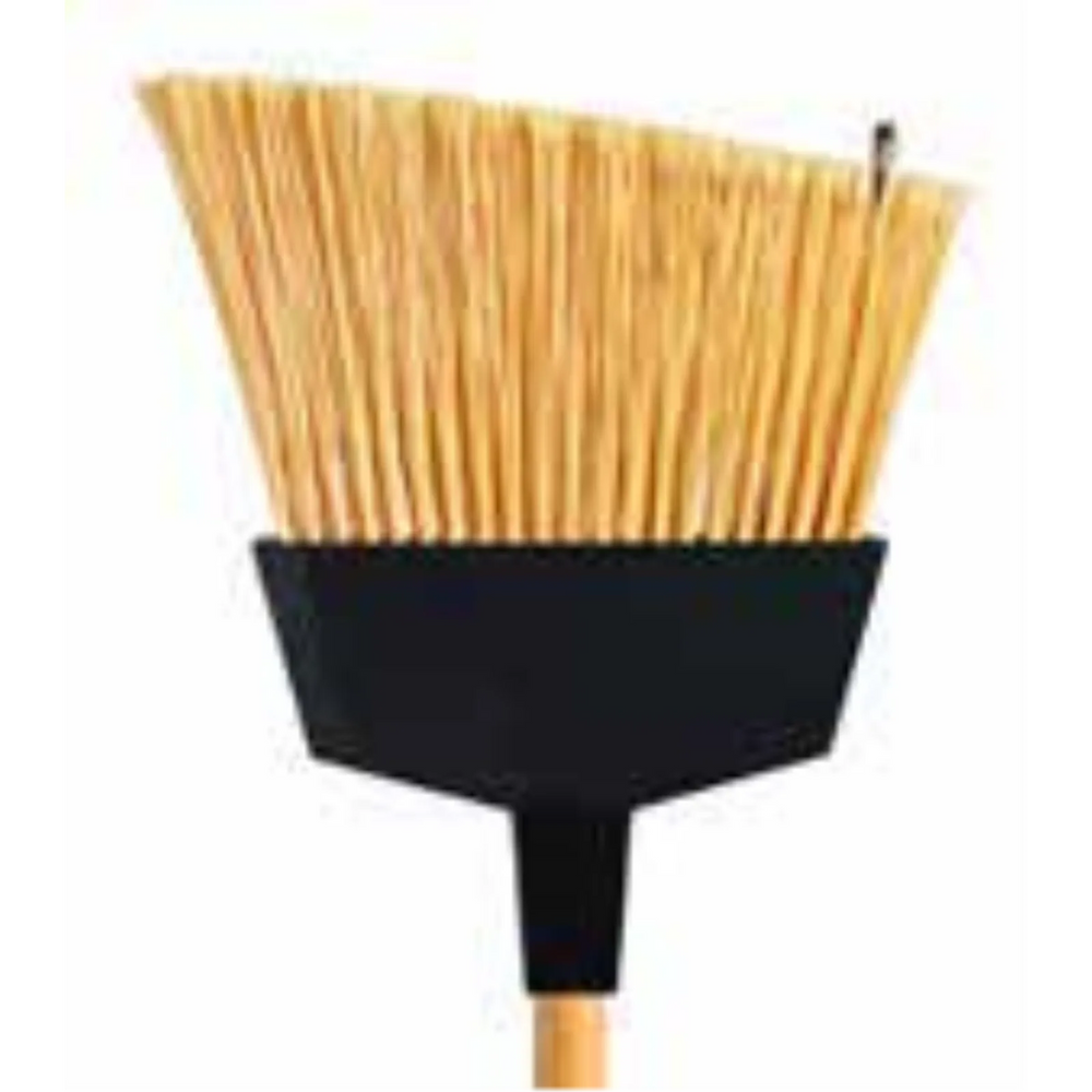 13" Large Angle Broom w/48" Wood handle
