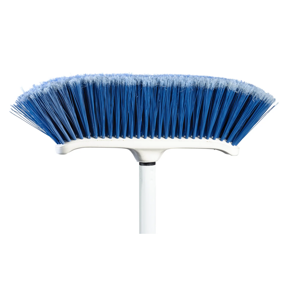 Venus Lrg Indoor Curved Mag Broom Blue w/48" Metal Handle