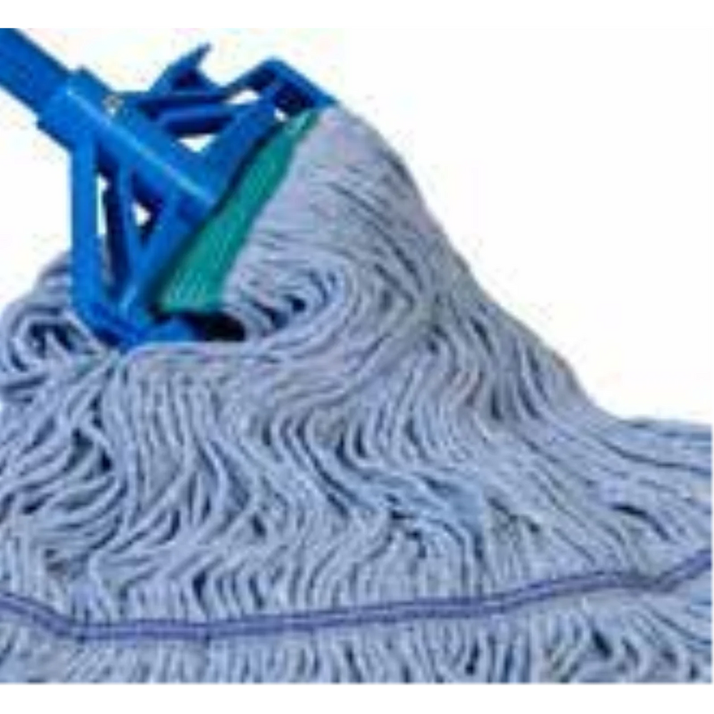 ProMop Combo Med Blue Looped Mop w/ Metal 60" Handle