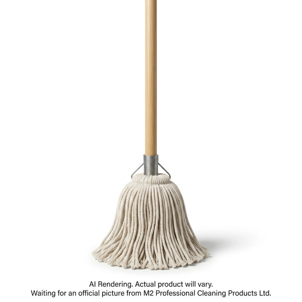 Cotton Yacht Mops 16oz/450g W/48" Wooden Handle