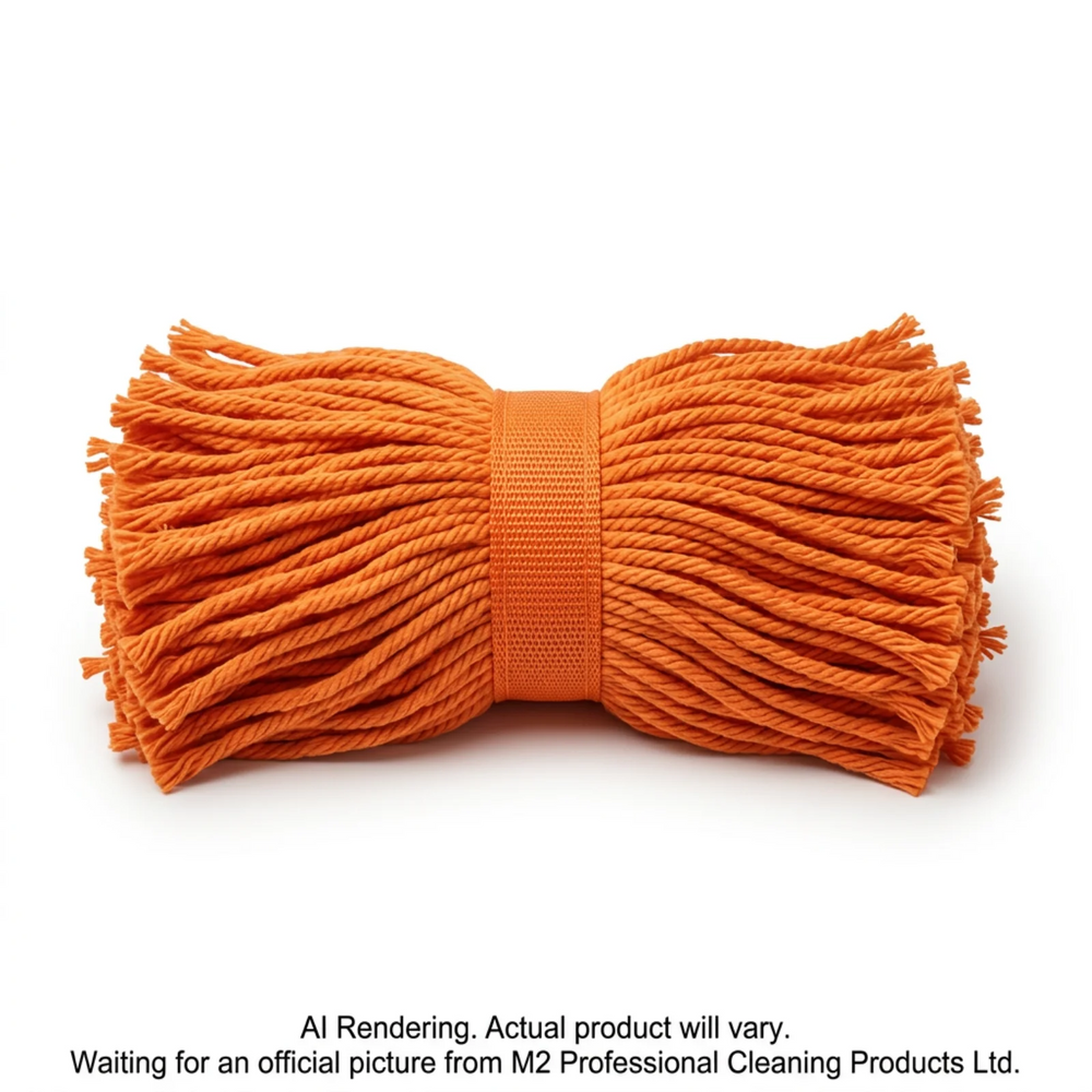 Swipe Cut-End mop 20oz/550g–NB Orange Bagged