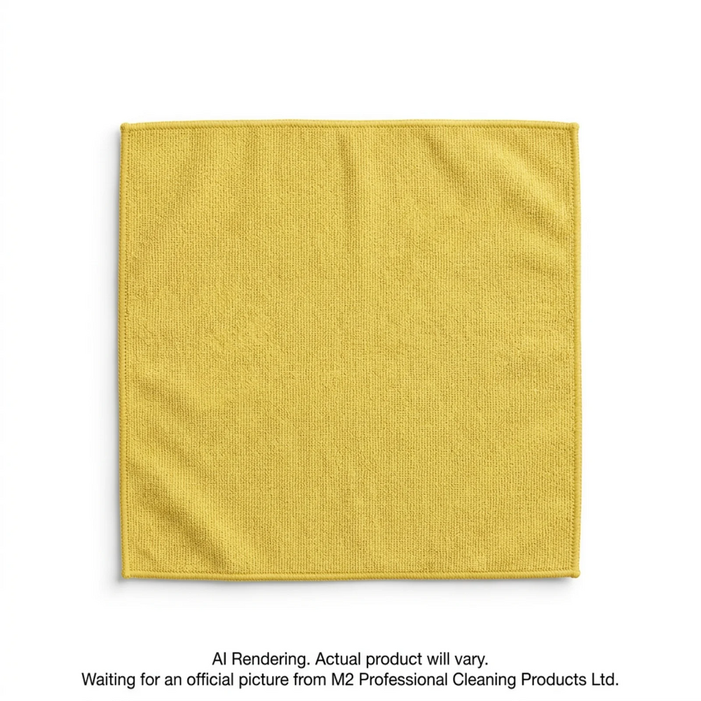 Sani-Pro Microfiber Cloths 40x40cm/16"x16" (300Gsm) Yellow