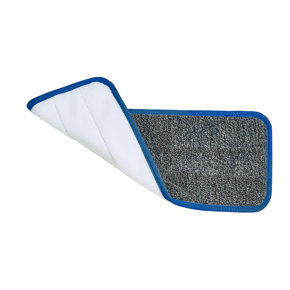 18”/45 cm Non-Slip Floor Microfiber Scrubbing Pad - Grey