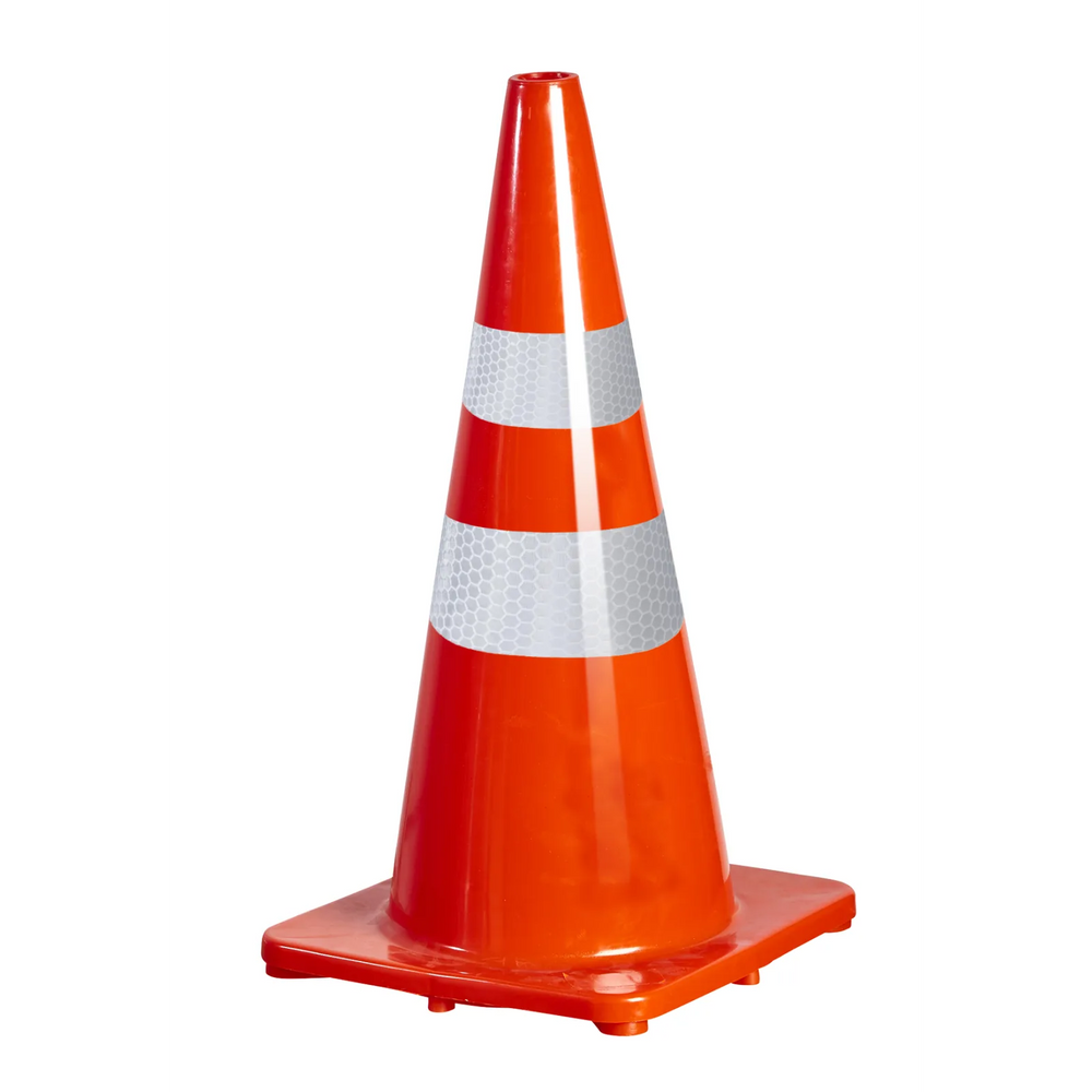 Safety Pylon Sign 28"(70cm)W/Reflector