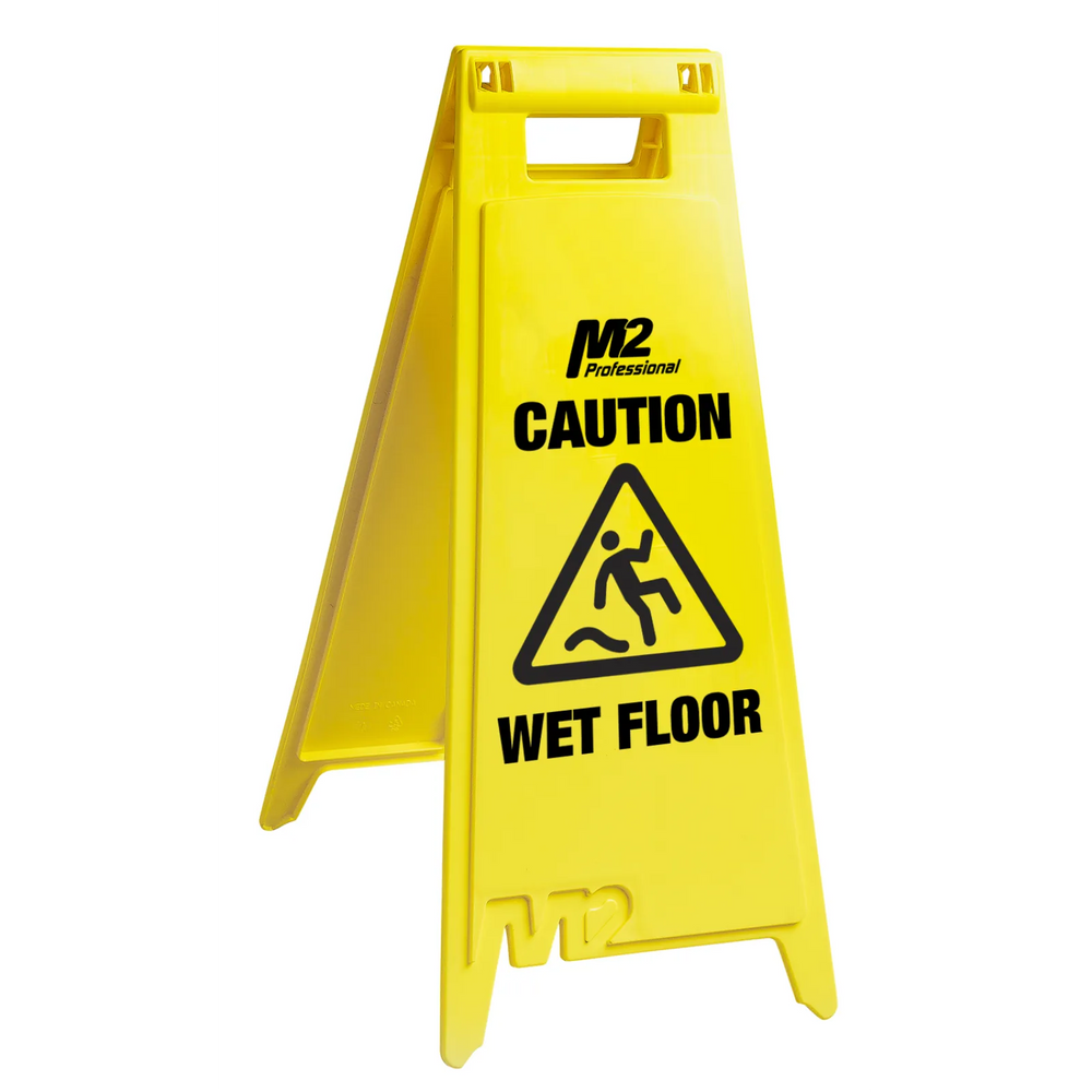 28" Floor Sign “Caution Wet Floor” – English Only