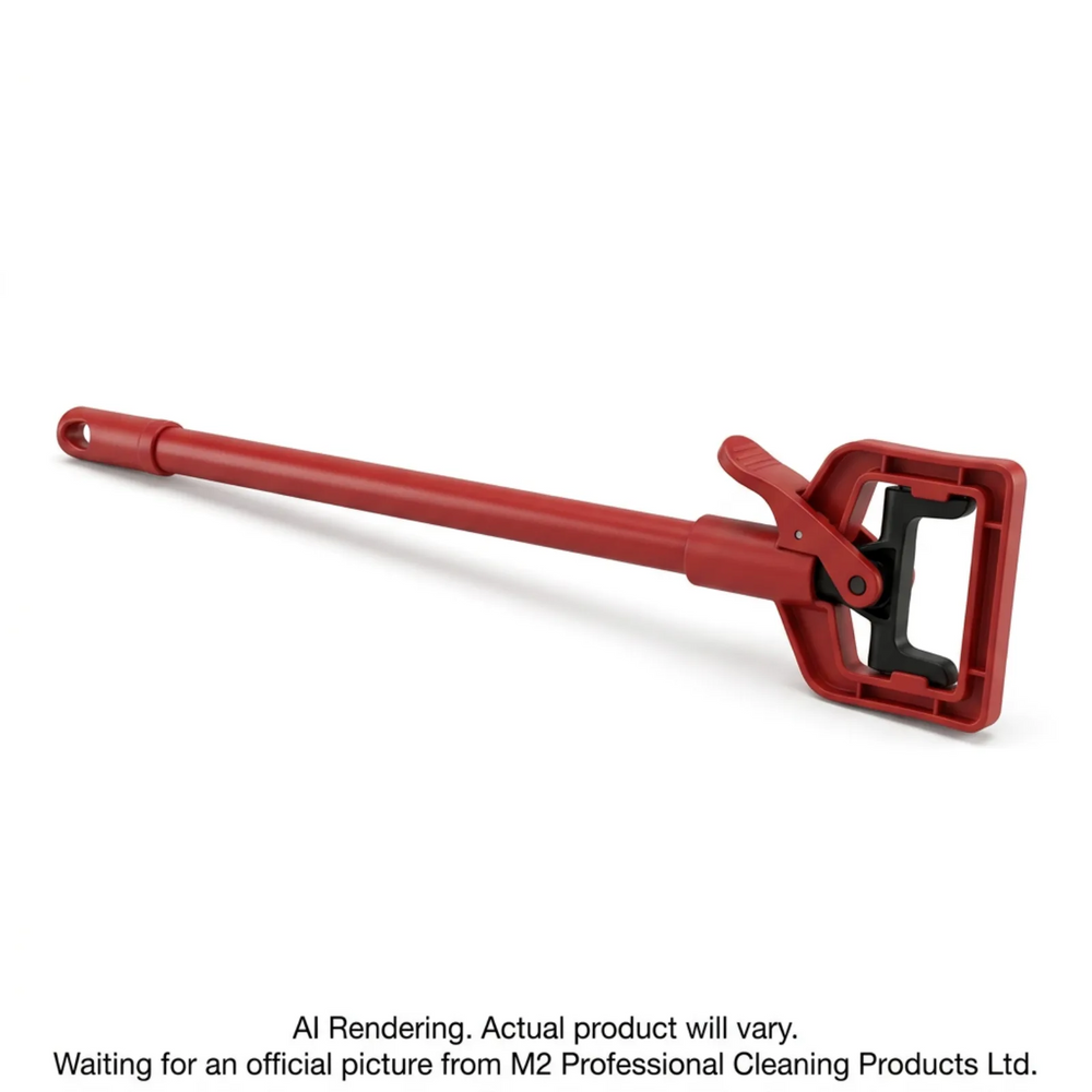 60" Snap 2 Go Mop Handle - Fiberglass - RED