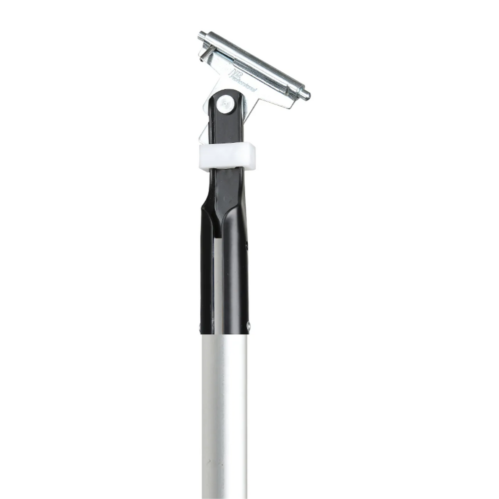 60" Clipper Dust Mop Handle - Aluminum-Blue Grip