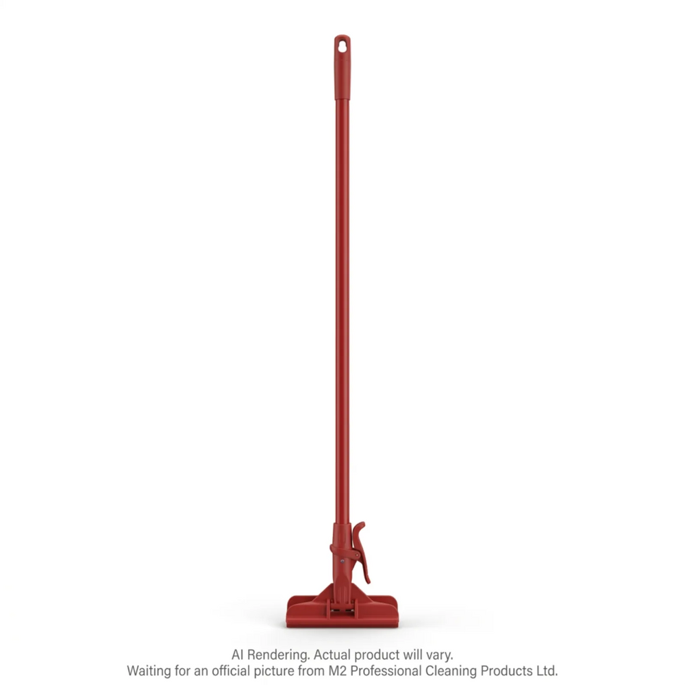 54" Snap 2 Go Mop Handle - Fiberglass - RED