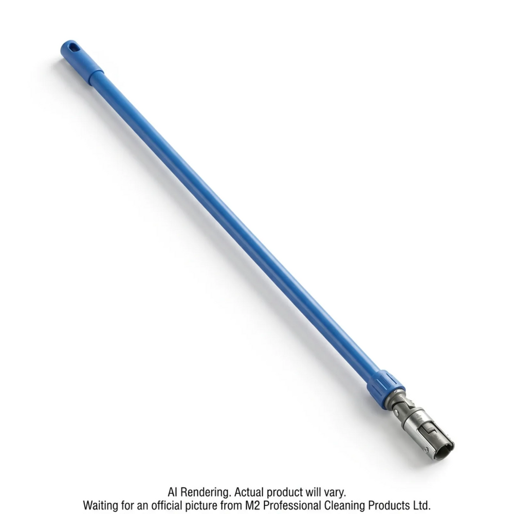 54" Clipper Dust Mop Handle - Fiberglass-BlueOnly