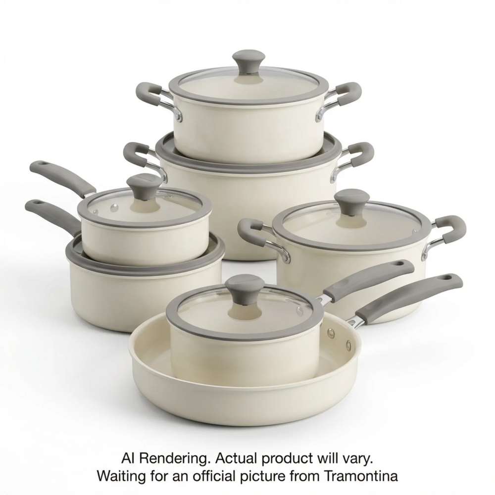 Tramontina 11 Pc Nesting Cw Set-Pe-Cer-Wht-Oly