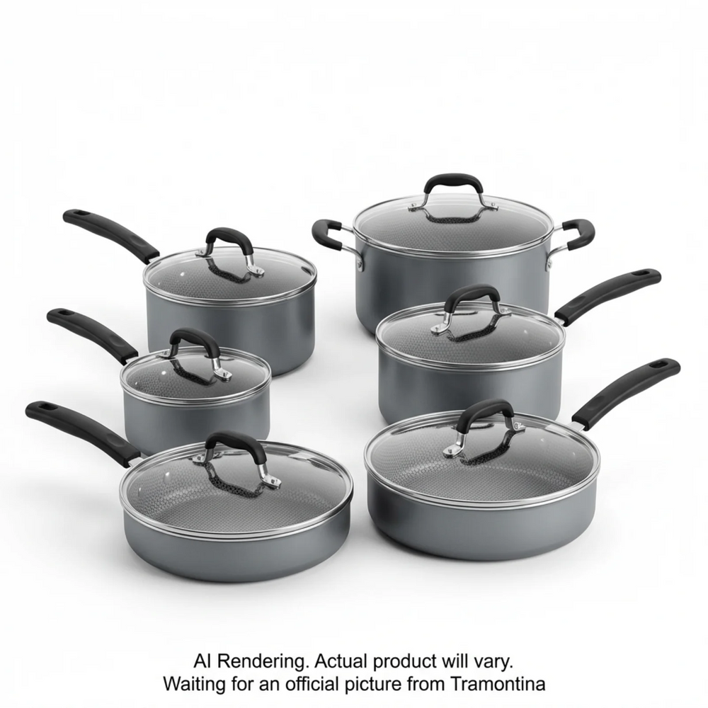 Tramontina 10 Pc Cookware Set - Aluminum, Ns - Stee
