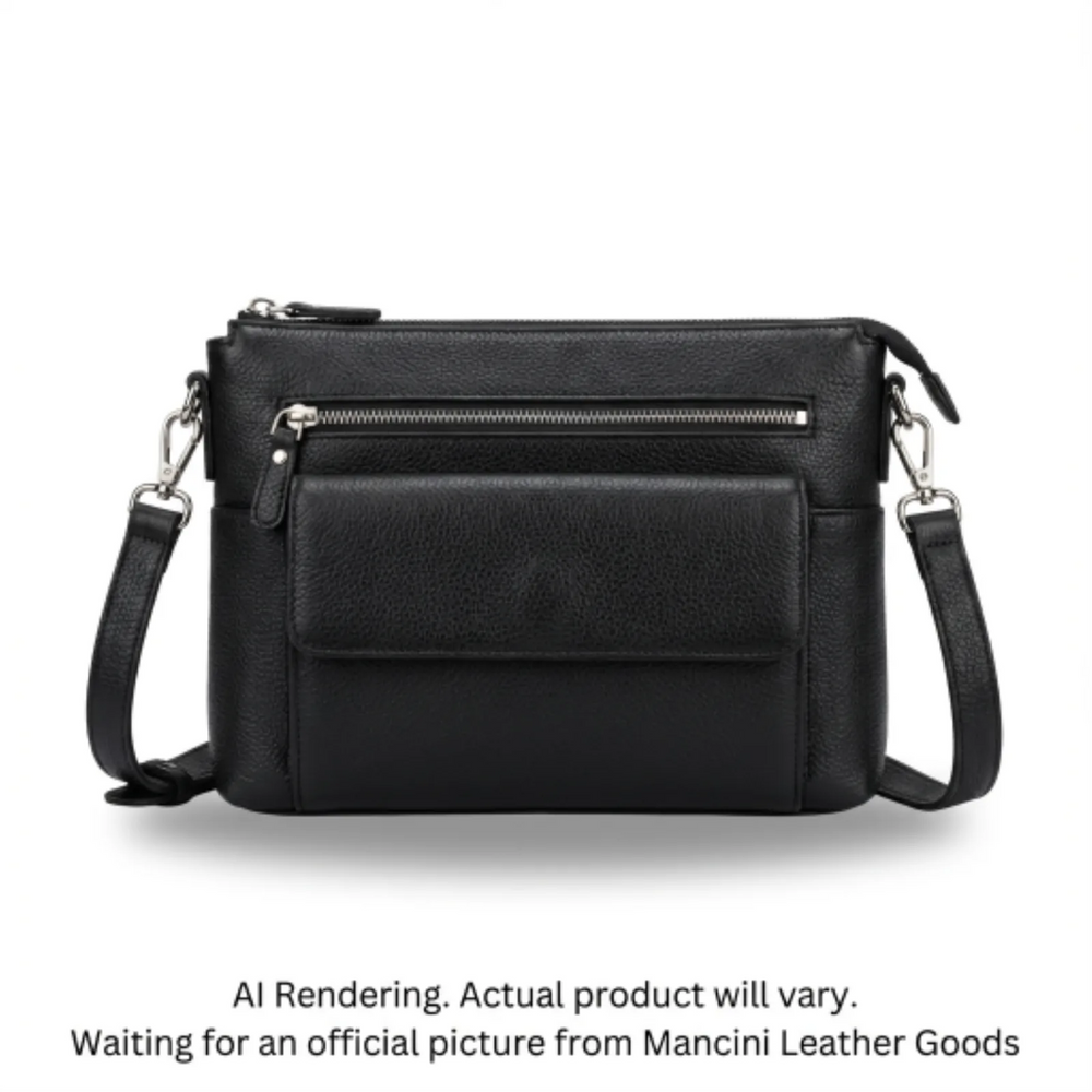 Pebble Loretta Crossbody Handbag with Organizer