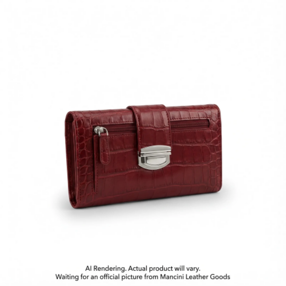 Croco RFID Secure Trifold Wallet