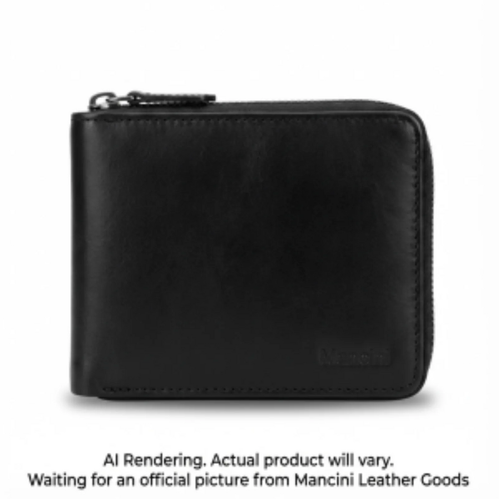 ZIPPERED WALLET REMOVABLE PASSCASE