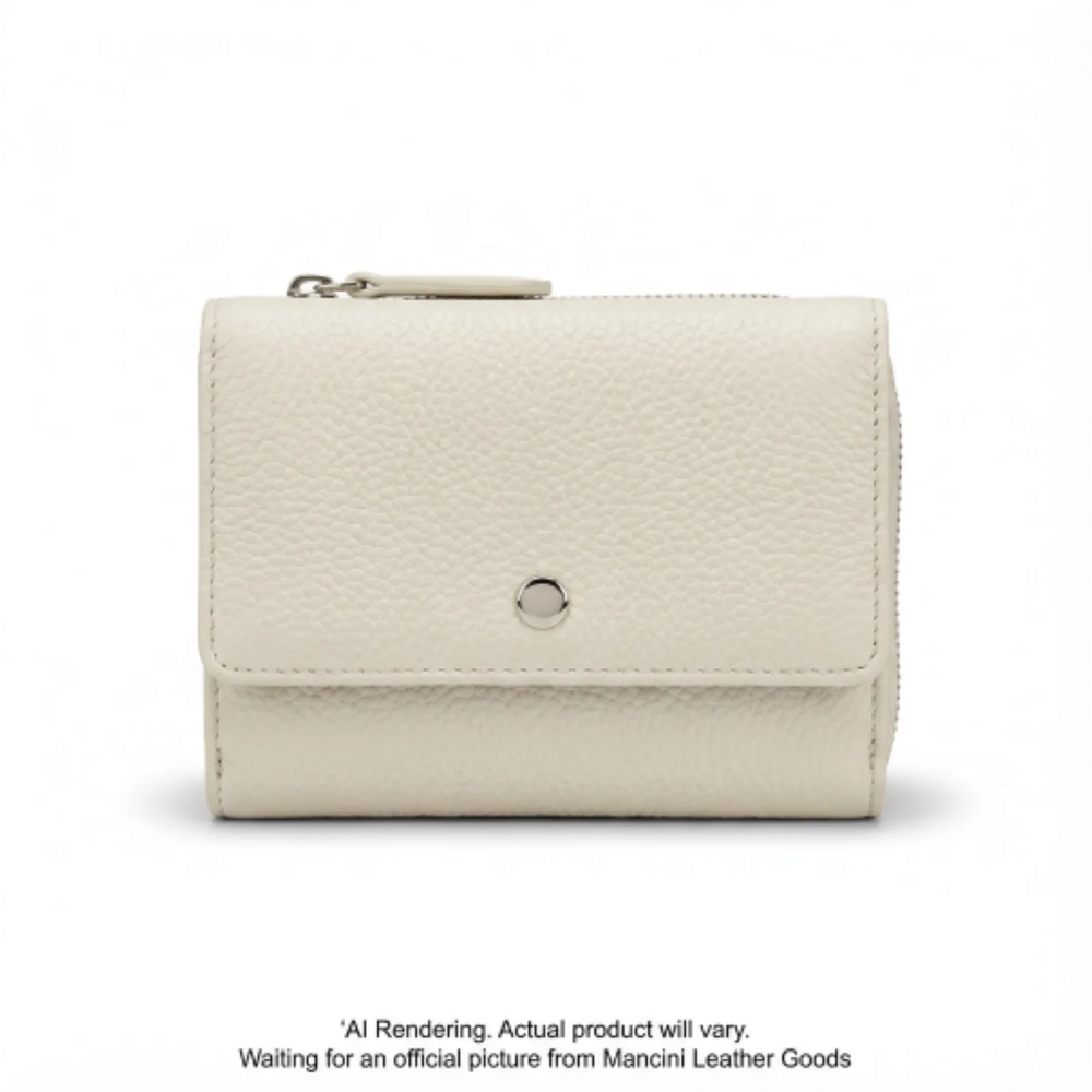 Pebbled Ladies’ RFID Small Clutch Wallet