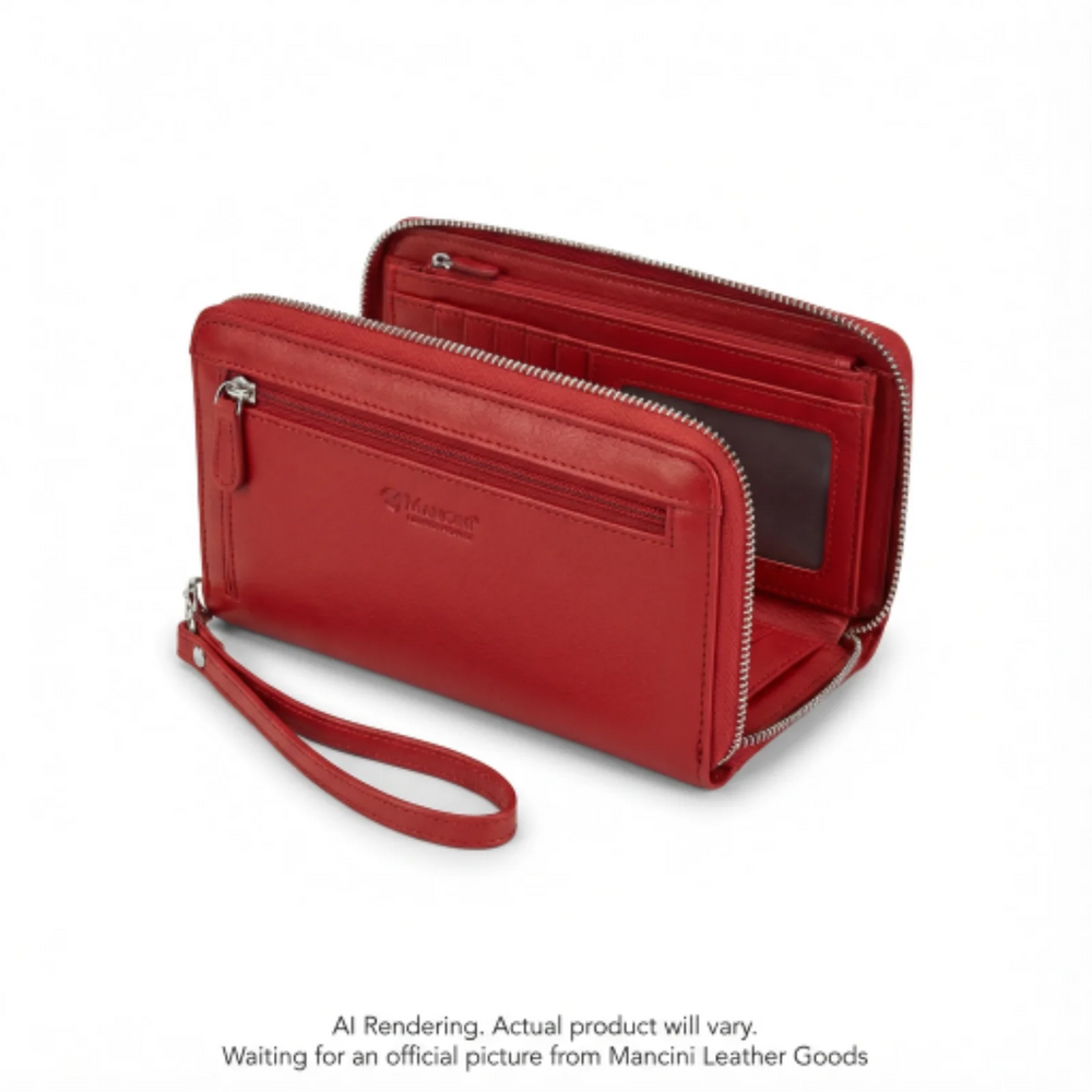 Ladies' "Wristlet" Clutch Wallet