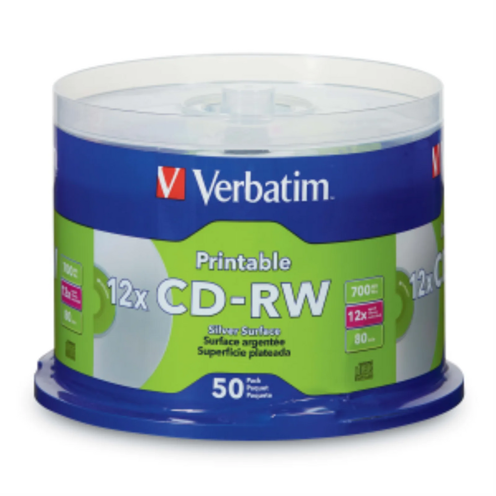 Verbatim CDRW 80/700 12X VRB DL+ SLV IJ BH 50SP