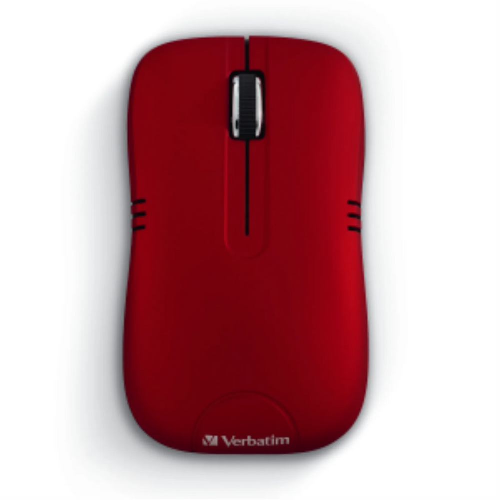 Verbatim Wireless Opt. Mouse, Commuter - Red