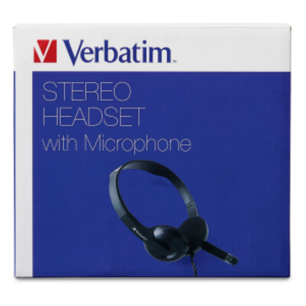 Verbatim Stereo headset with microphone