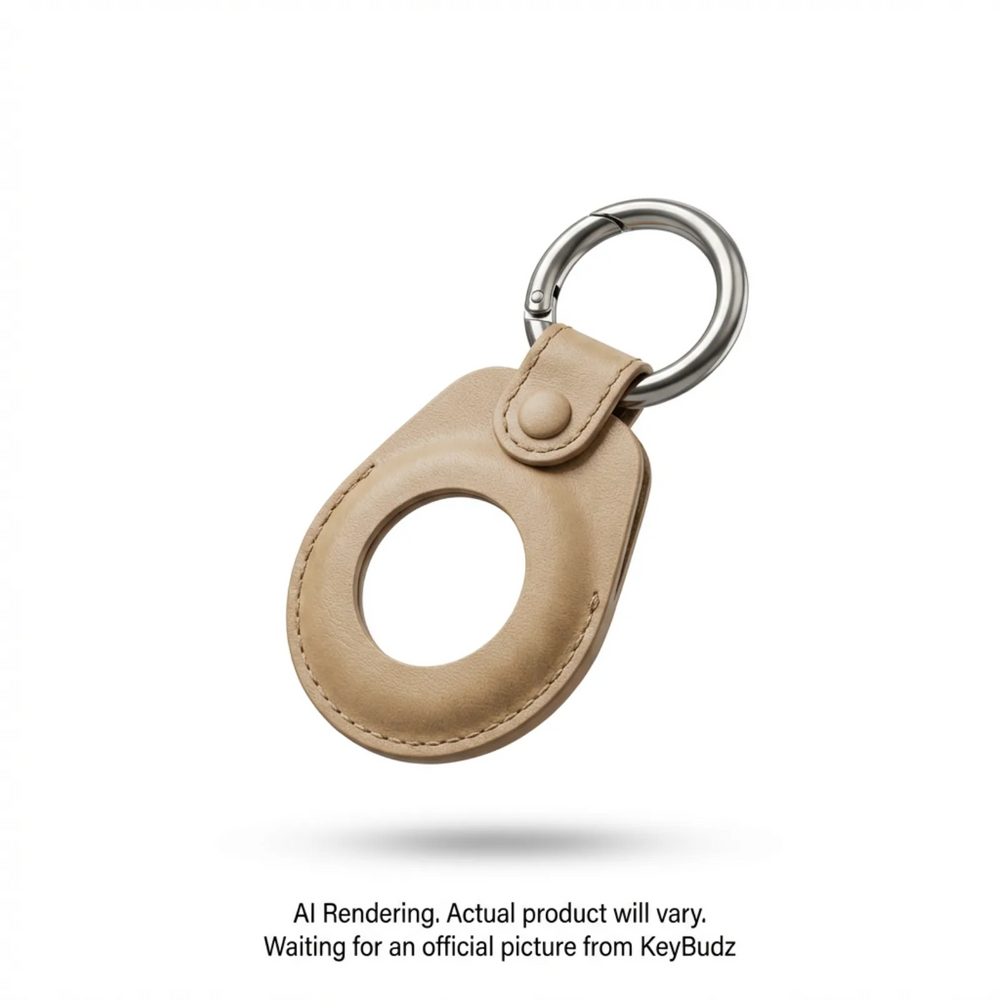 AirTag Snap Ring Keyring Sandy Beige
